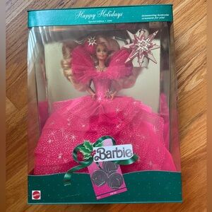 Happy Holidays Barbie special edition 1990 New in Box